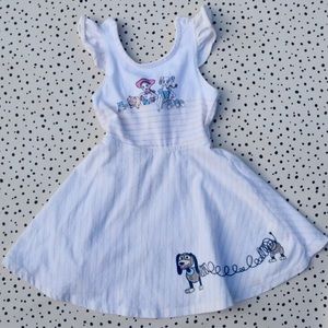 Toy Story Adorable Vintage Inspired Pale Pastel Sun Dress Bow Peep And Jessie